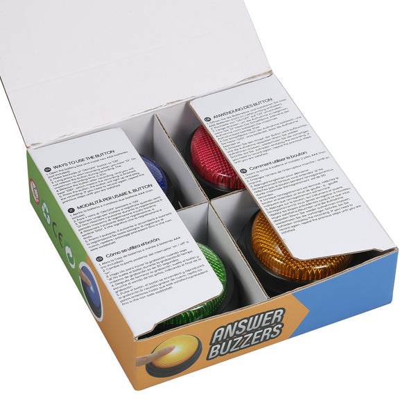 Load image into Gallery viewer, 4Pcs Recordable Talking Buzzer with Light-AE