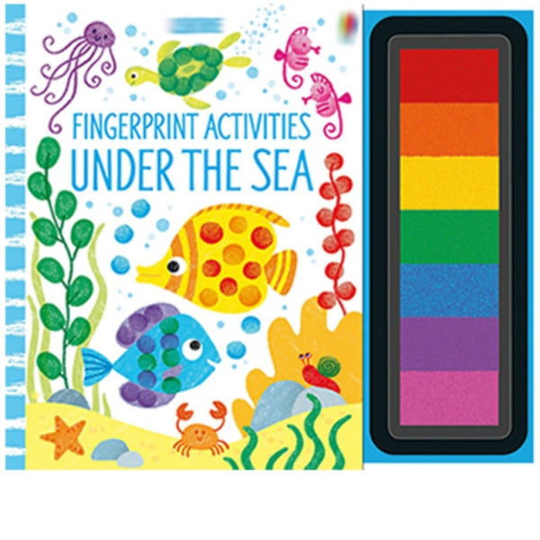 Load image into Gallery viewer, Fingerprinting Books with Rubber Stamps Ink Pad-AE