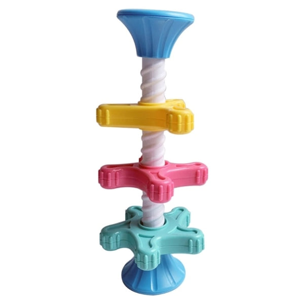Load image into Gallery viewer, Stacking Rotating Rainbow Tower-AE