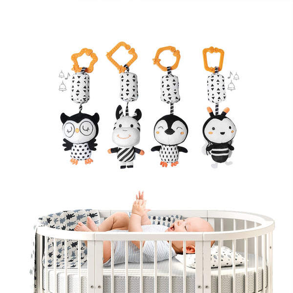 Load image into Gallery viewer, Tumama 4 Pcs Baby Hanging Rattle Toy