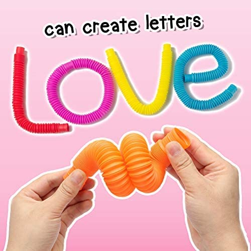 Load image into Gallery viewer, 10 Pcs Pop Tubes Sensory Fidget Toys Fidget Tube -AE