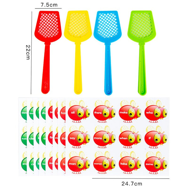 Load image into Gallery viewer, Swatting Fly Game Kids Montessori Learning Word - CNF8
