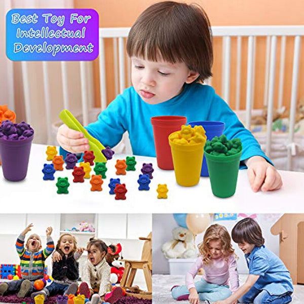 Load image into Gallery viewer, 130 PCS Boxed Counting Bear -AE