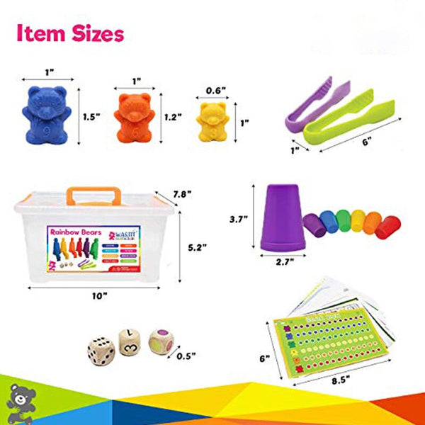 Load image into Gallery viewer, 130 PCS Boxed Counting Bear -AE