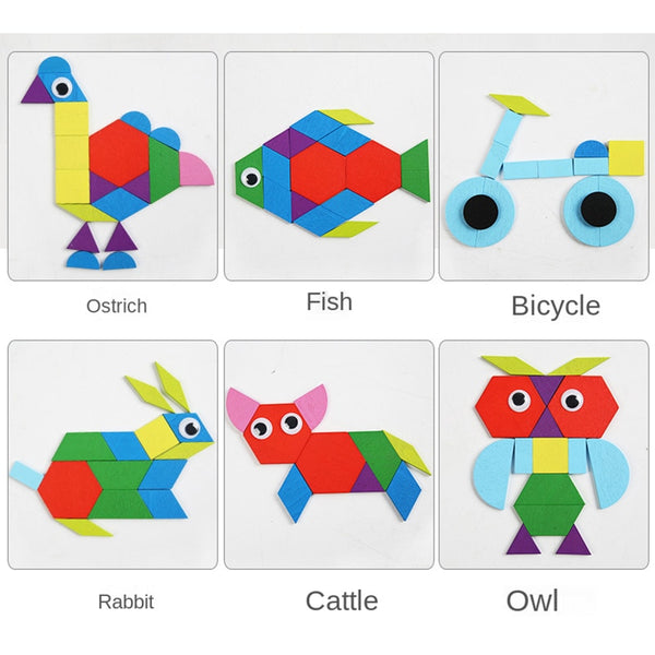 Load image into Gallery viewer, New 3D Tangram Geometric Shape -CNF8