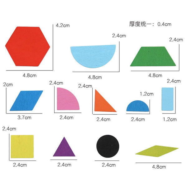 Load image into Gallery viewer, New 3D Tangram Geometric Shape -CNF8