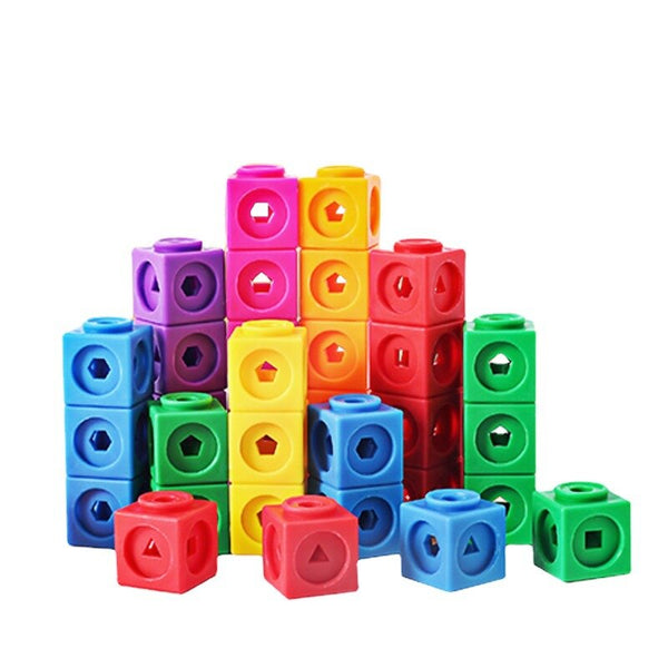 Load image into Gallery viewer, 130 Pcs MathLink Cubes Early Activity -AE