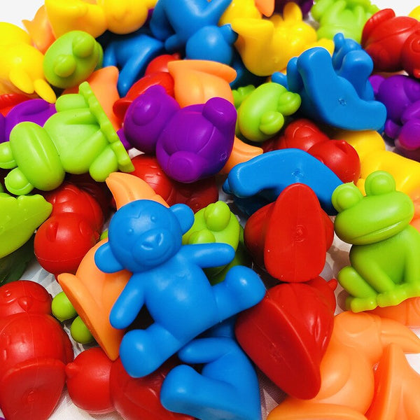 Load image into Gallery viewer, Rainbow Soft Rubber Counting -AE