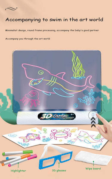 Load image into Gallery viewer, 3D Magic Drawing Board