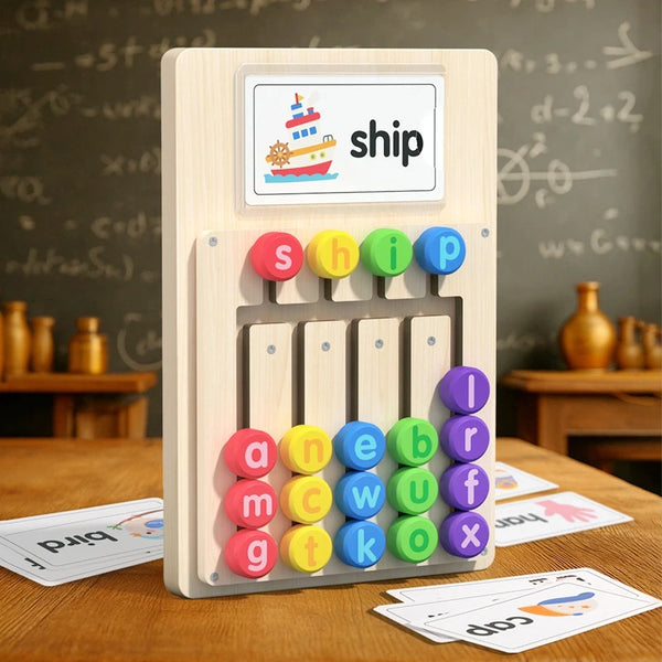 Load image into Gallery viewer, 5-Color Shape Matching Cognition Learning Game

