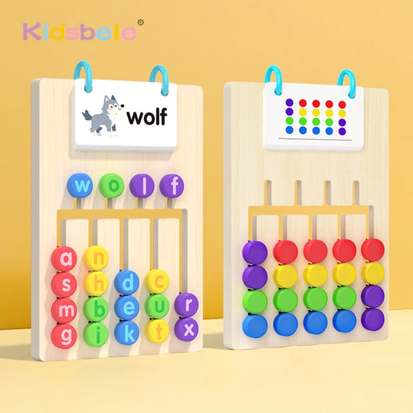 Load image into Gallery viewer, 5-Color Shape Matching Cognition Learning Game
