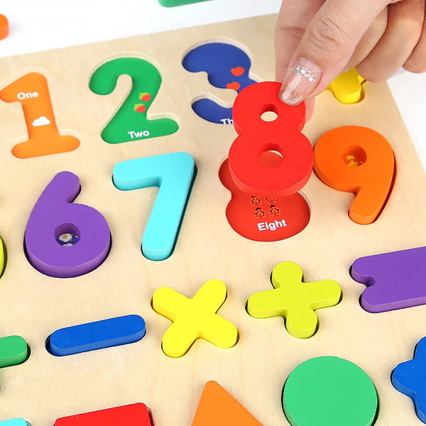 Load image into Gallery viewer, Montessori Wooden Puzzle for Children - Alphabetic
