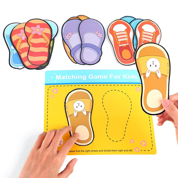 Load image into Gallery viewer, Shoes Left/Right Cognitive Matching Games
