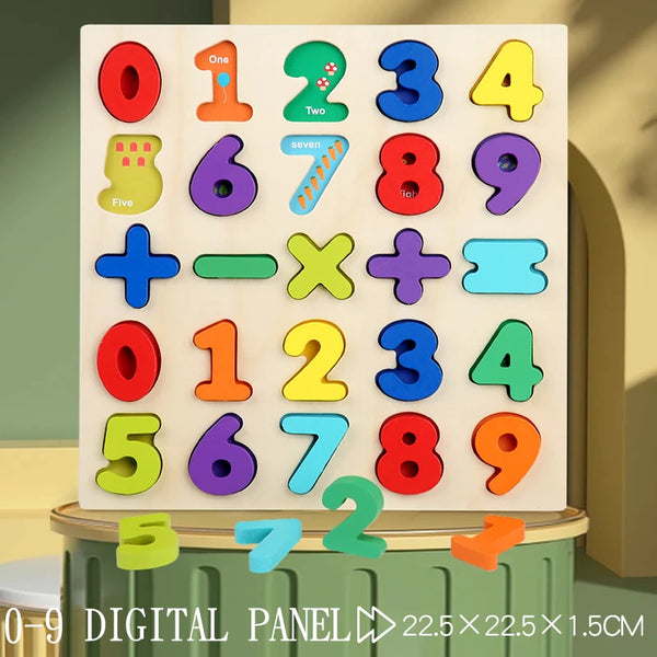 Load image into Gallery viewer, Montessori Wooden Puzzle for Children - Alphabetic
