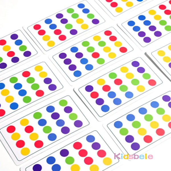 Load image into Gallery viewer, 5-Color Shape Matching Cognition Learning Game

