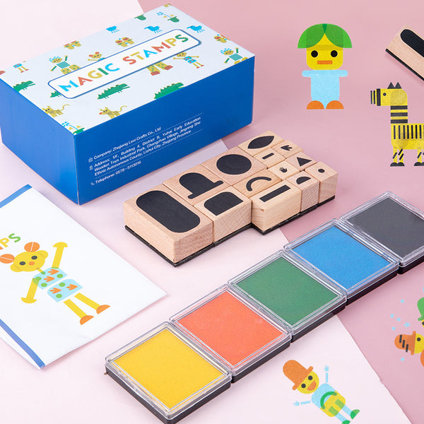 Load image into Gallery viewer, Wooden Variety Magic DIY Stamp - CNF7
