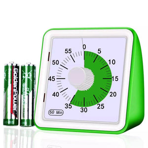 60 Minutes Visual Analog Timer Silent Countdown Timer CNF4 - HN Bazar 