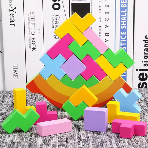 Load image into Gallery viewer, 3D Tetris Balance Boat CNF7
