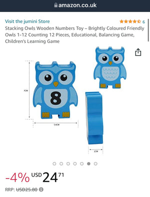 Owls Balance Block -CNF A