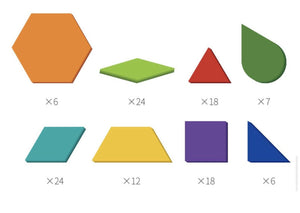 TOI Tangram Advanced Jigsaw Magmatic Wood Toys - HN Bazar 