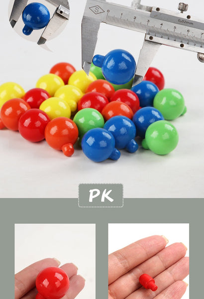 Load image into Gallery viewer, New large-Particle Mushroom Nails Button Insert Beads  - CNF8
