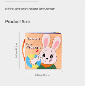 Cloth Book 3D Washable Cloth Book For Kids