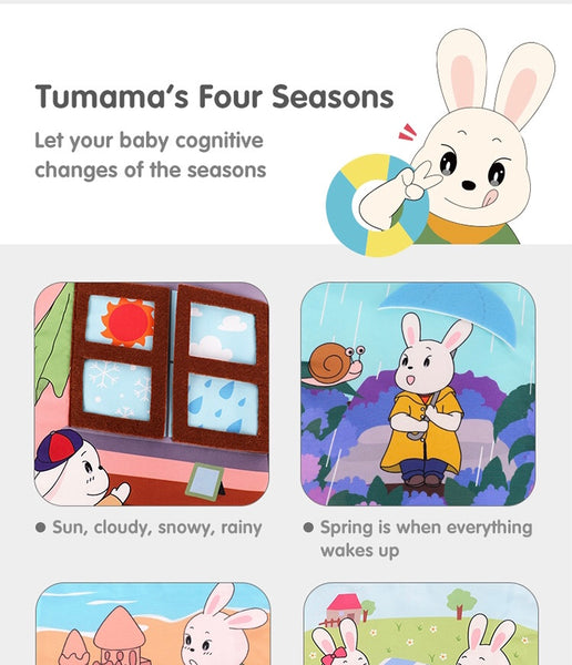 Load image into Gallery viewer, Cloth Book 3D Washable Cloth Book For Kids

