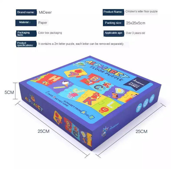 Load image into Gallery viewer, Mideer Letter Floor Puzzle - HN Bazar 
