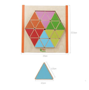 3D Wooden Puzzle - Triangles CNF1 - HN Bazar 