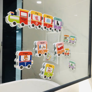 Foam Bath Letters and Animals Set -AE
