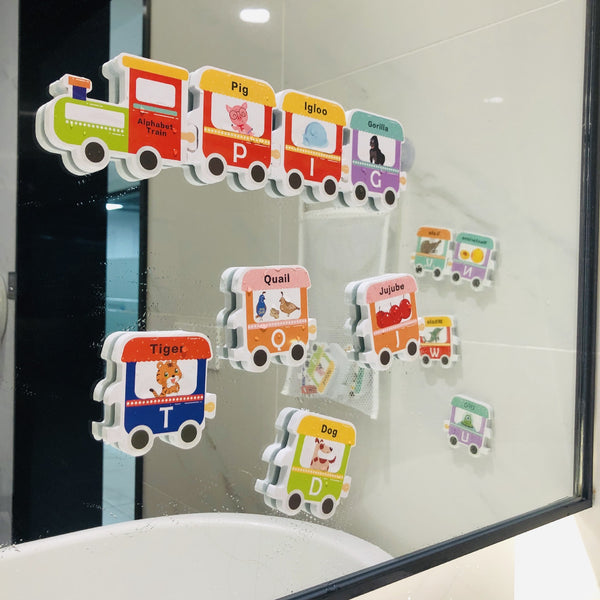 Load image into Gallery viewer, Foam Bath Letters and Animals Set -AE
