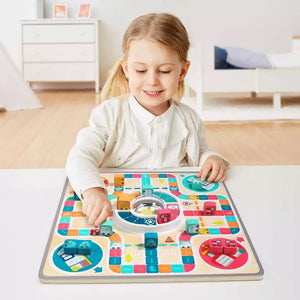 2 In 1 Wooden Chess CNF D