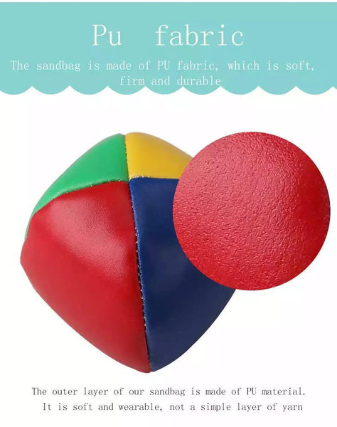 Load image into Gallery viewer, Baby Ball Toys Set Classic Sandbags Ball 3Pcs CNF3 - HN Bazar 
