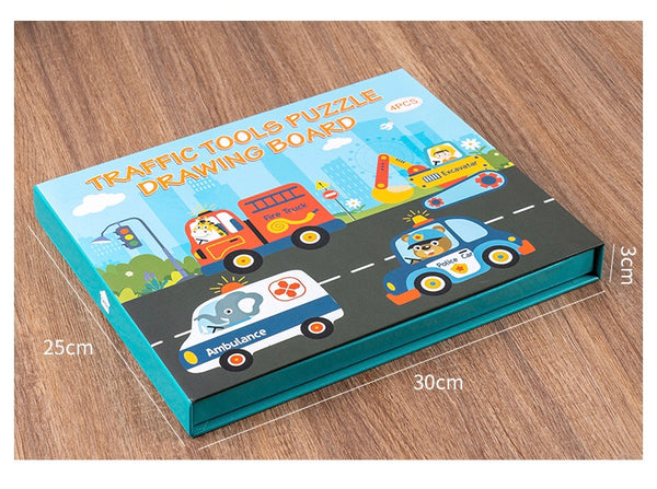 Load image into Gallery viewer, Puzzle Book Transportation CNF7
