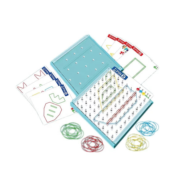 Load image into Gallery viewer, Kumon Rubber Band Pattern Board
