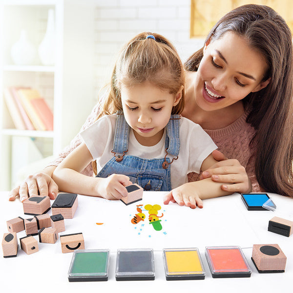 Load image into Gallery viewer, Wooden Variety Magic DIY Stamp - CNF7
