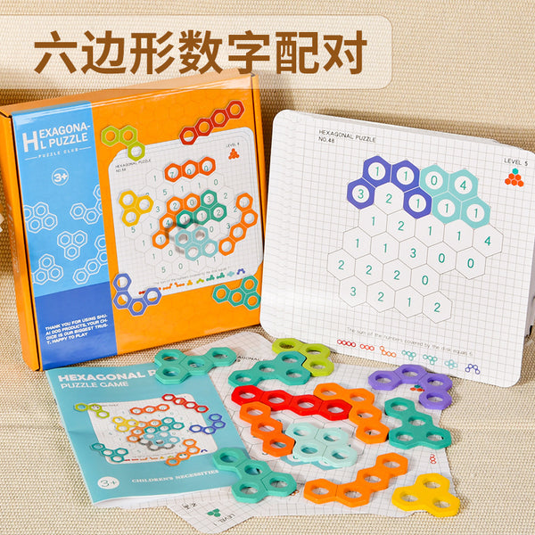 Load image into Gallery viewer, Hexagonal Number Matching Game - CNF7
