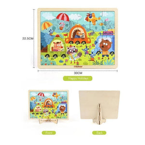 Mideer Wooden 24p Puzzle - HN Bazar 