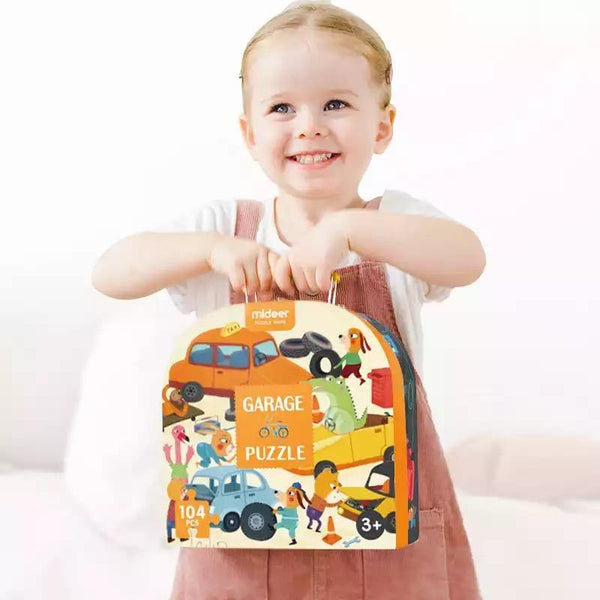 Load image into Gallery viewer, Mideer Portable Gift Box Puzzle Transport 104pcs - HN Bazar 
