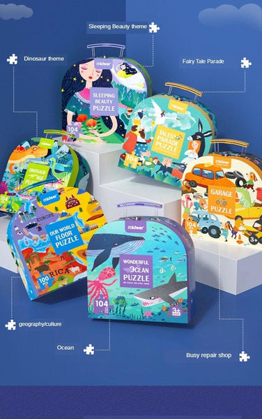 Load image into Gallery viewer, Mideer Portable Gift Box Puzzle-Ocean 104pcs - HN Bazar 
