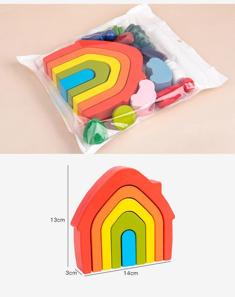 Load image into Gallery viewer, Rainbow Building Block Villain Combination - CNF8
