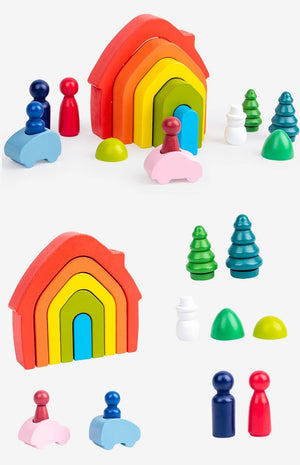 Rainbow Building Block Villain Combination - CNF8