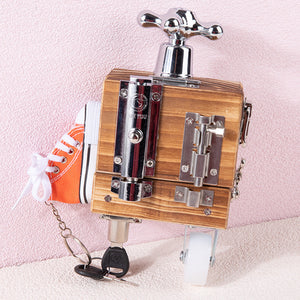 Montessori Multifunctional Busy Block Busy Board- CNF7