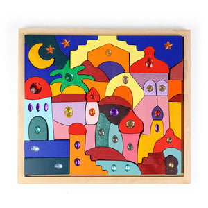 High Quality Rainbow Blocks Set CNF1