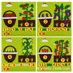 4 Pcs Counting Puzzle -AE