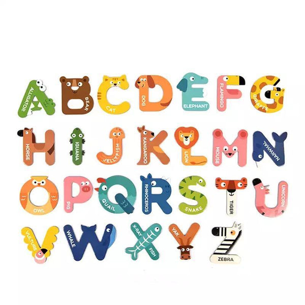 Load image into Gallery viewer, Mideer Animal Alphabet Magnetic Stickers - HN Bazar 

