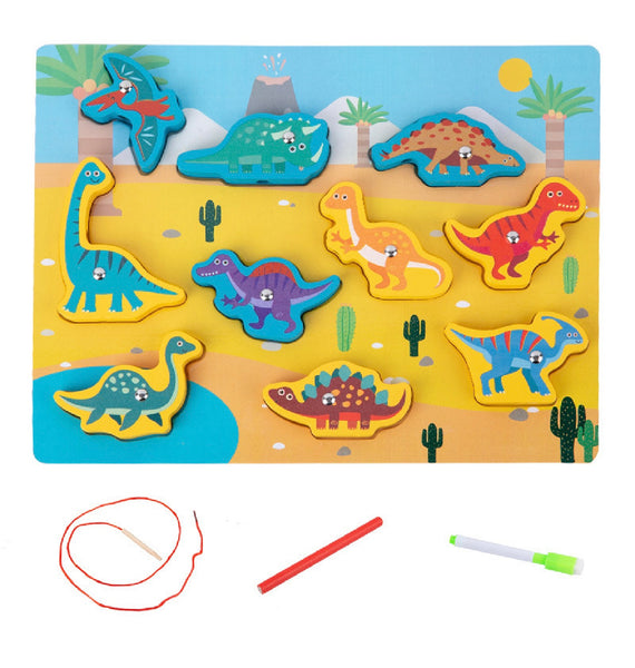 Load image into Gallery viewer, 2 in 1 Wooden Matching Puzzle - CNF7
