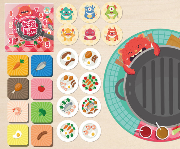 Load image into Gallery viewer, Monster Kitchen Children's Puzzle Board  CNF D
