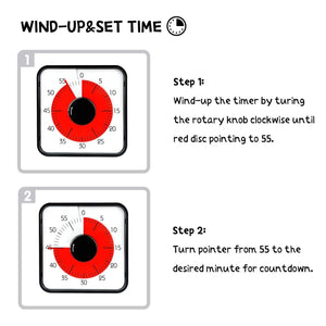 60 Minutes Visual Timer  - CNF4 - HN Bazar 