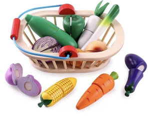 Cut Fruits and Vegetables with Basket - CNF1 - HN Bazar 